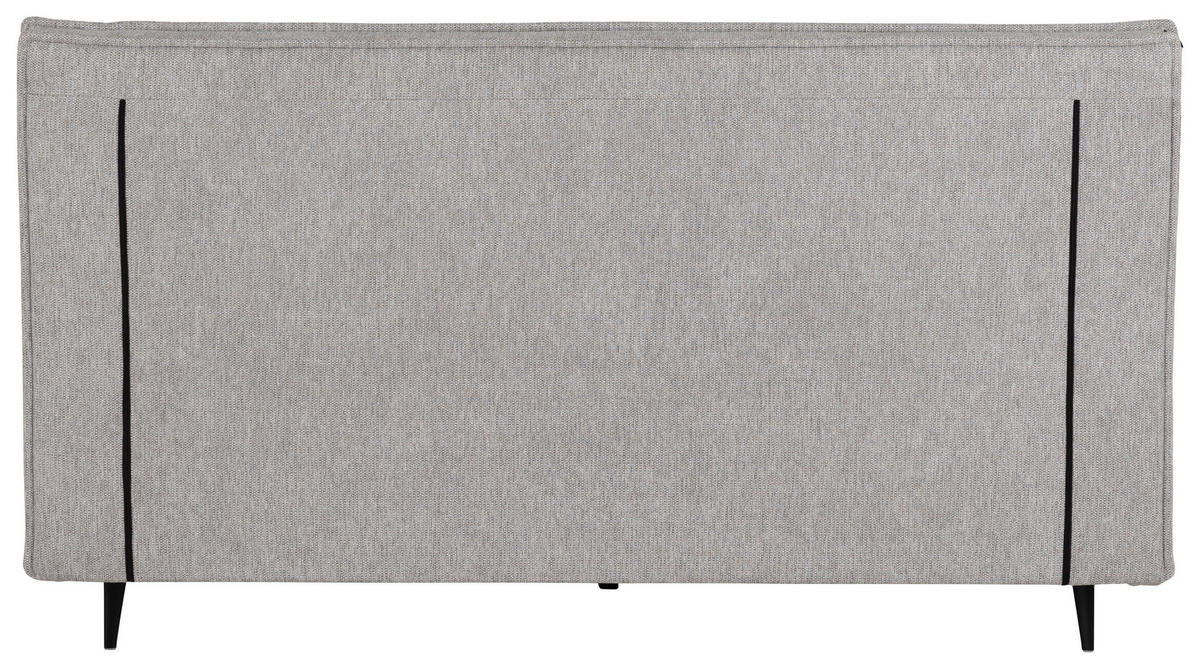 POLSTERBETT 140/200 cm,  in Ecru, Matratze, gepolstertes Kopfteil, Lattenrost, Bettkasten, H3 = fest  - Ecru/Buchefarben, MODERN, Holz/Textil (140/200cm) - Joop!