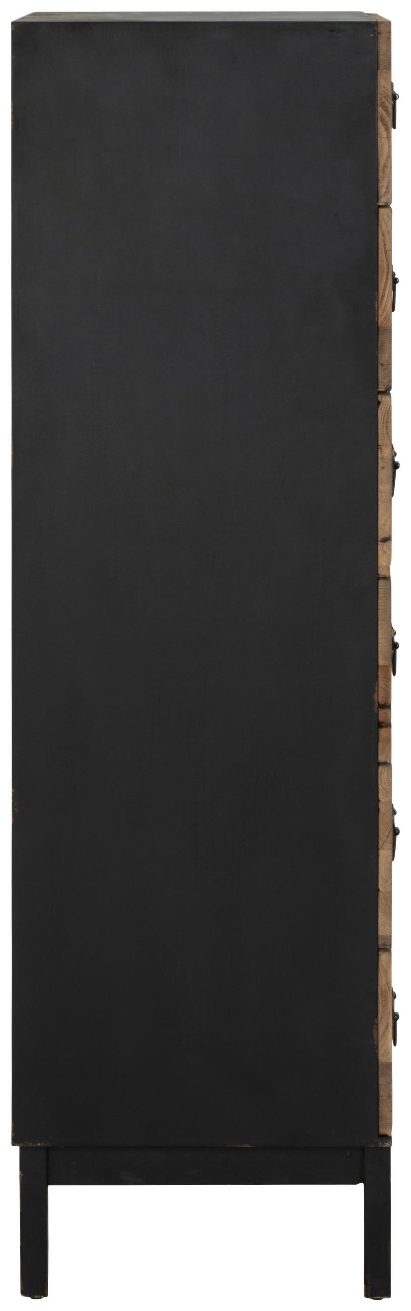 KOMMODE  in 60/139/41 cm  - Schwarz/Naturfarben, KONVENTIONELL, Holz/Holzwerkstoff (60/139/41cm) - Livetastic