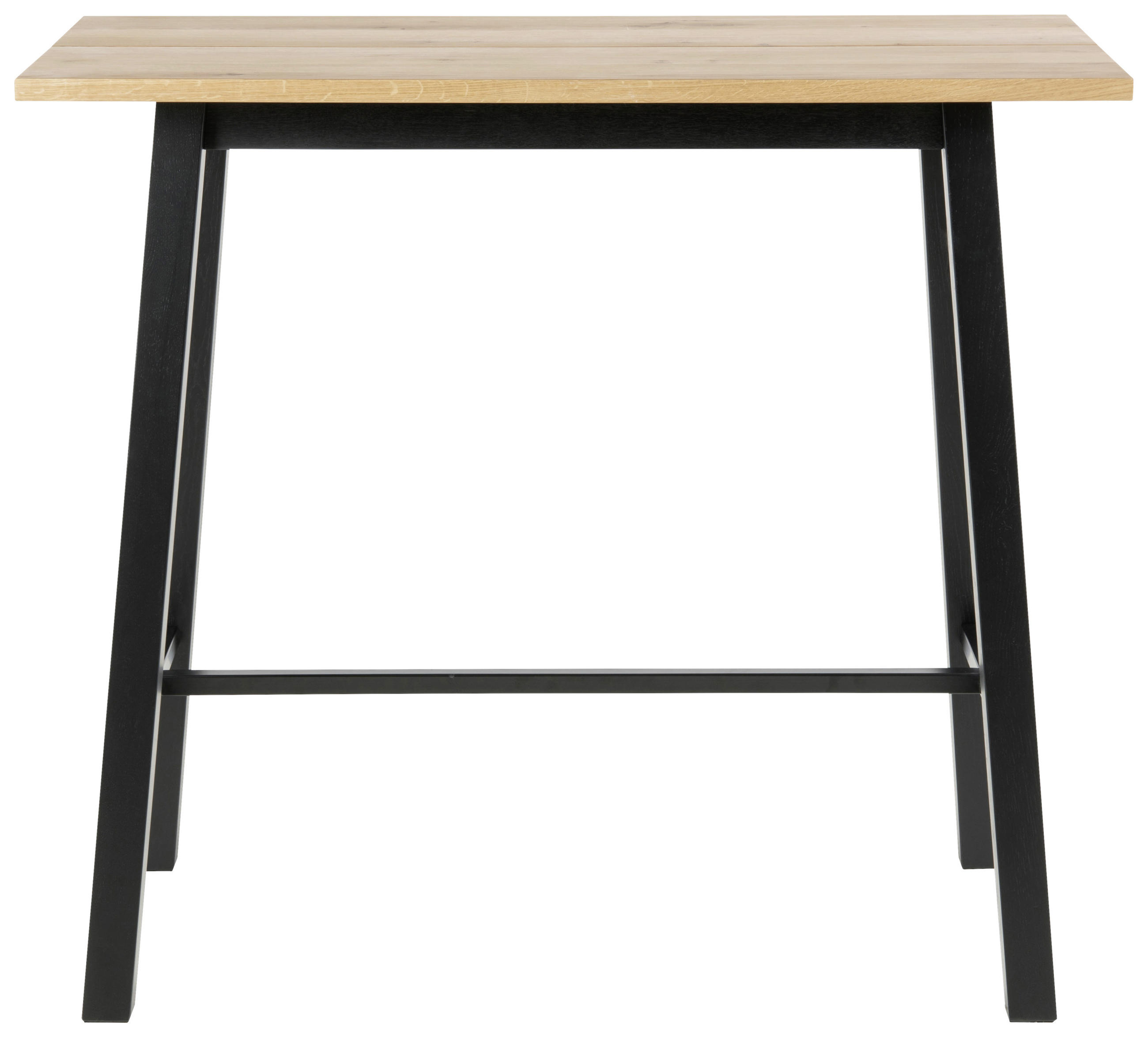 BÁRASZTAL  - fekete/tölgyfa, Design, faalapú anyag/fa (117/105/58cm) - Lomoco