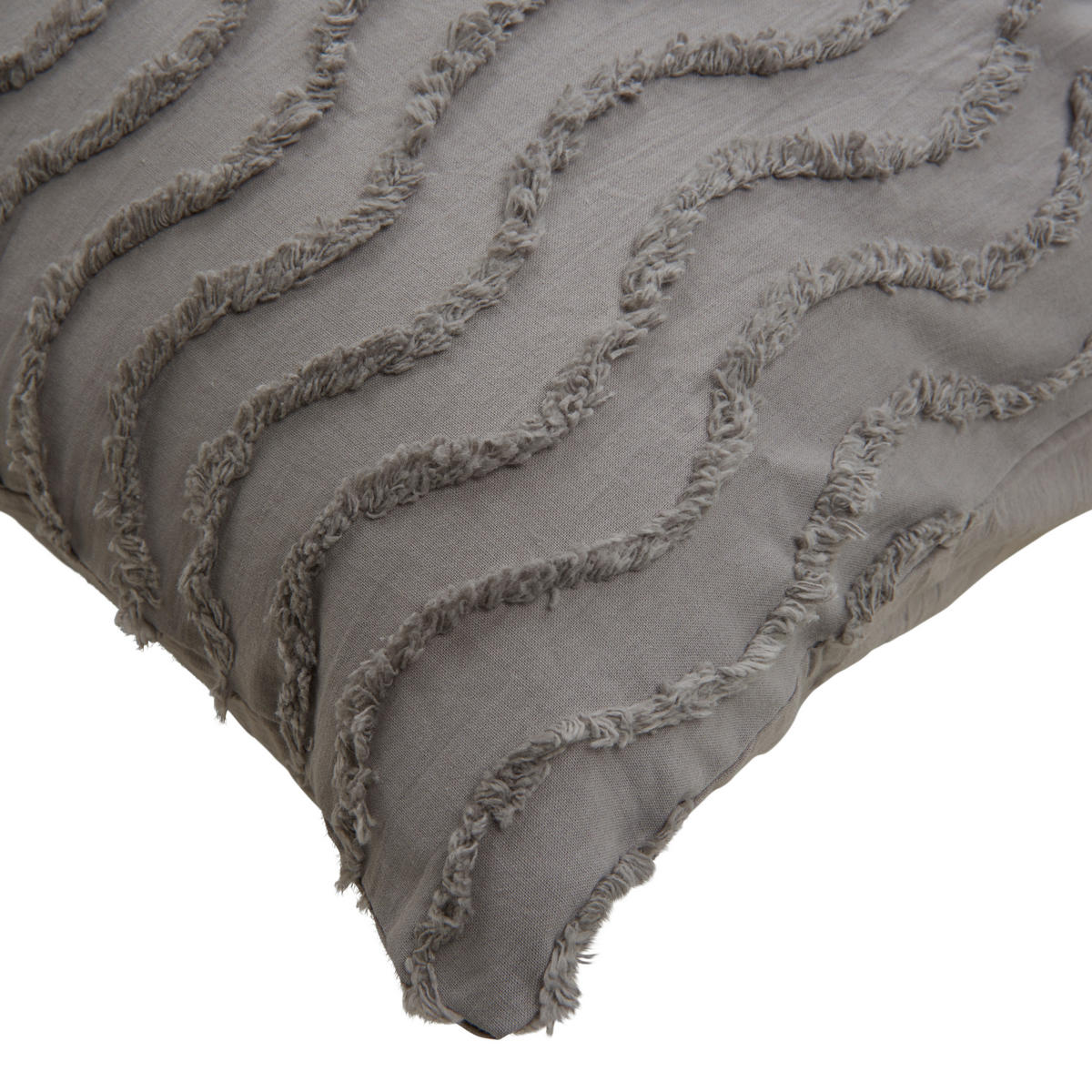 DEKORATIVNA JASTUČNICA 45/45 cm  - siva, Trendi, tekstil (45/45cm) - Esposa