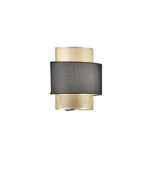 Luce ambiente Design Wandleuchte Luce Ambiente e Design Schwarz, Gold 14x24x25 cm
