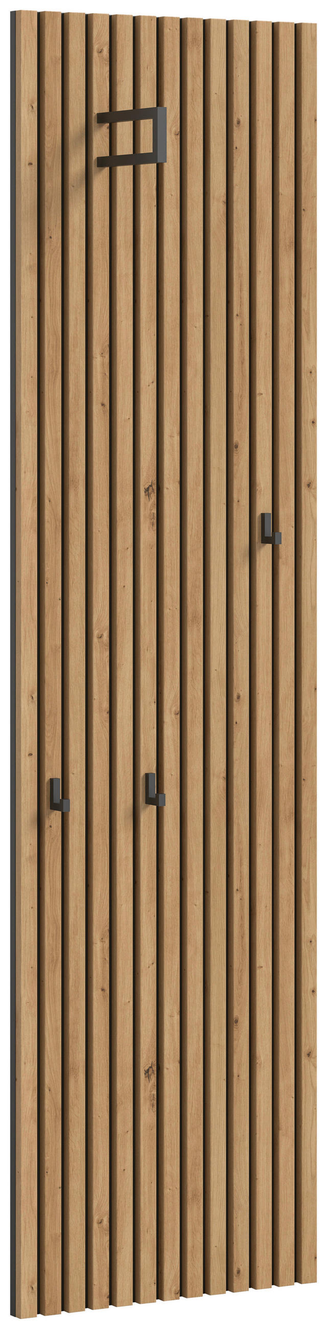 GARDEROBENPANEEL  in 51/192/22 cm  - Eiche Artisan, Design, Holzwerkstoff (51/192/22cm) - Xora
