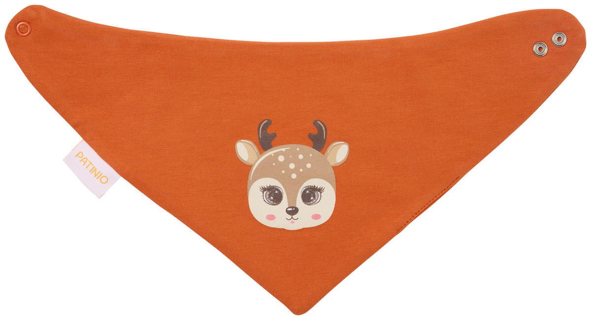 TREKANTSSCARF DEER GIRLS  - mörk orange, Trend, textil - Patinio