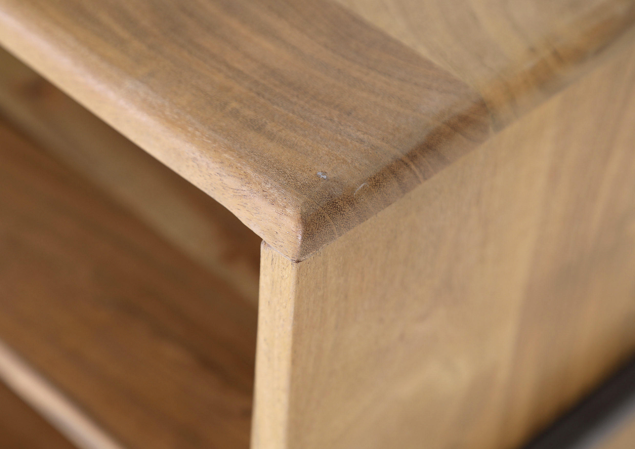 LOWBOARD Akazie massiv Naturfarben - Anthrazit/Naturfarben, Natur, Holz/Metall (175/60/47cm) - Lomoco