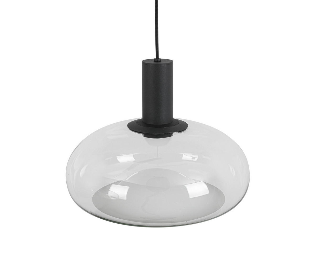 ZÁVĚSNÉ SVÍTIDLO, 98,5/37/183 cm  - černá, Design, kov/sklo (98,5/37/183cm) - Dieter Knoll