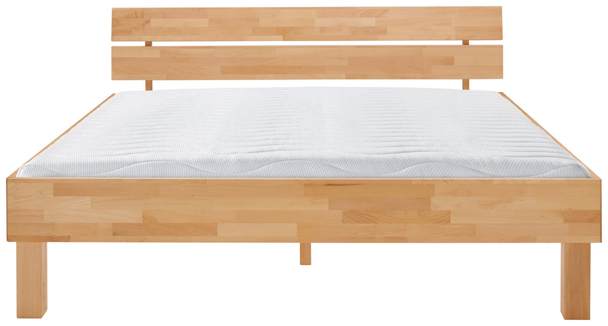 BETT 180/200 cm  in Buchefarben   - Buchefarben, Natur, Holz (180/200cm) - Carryhome