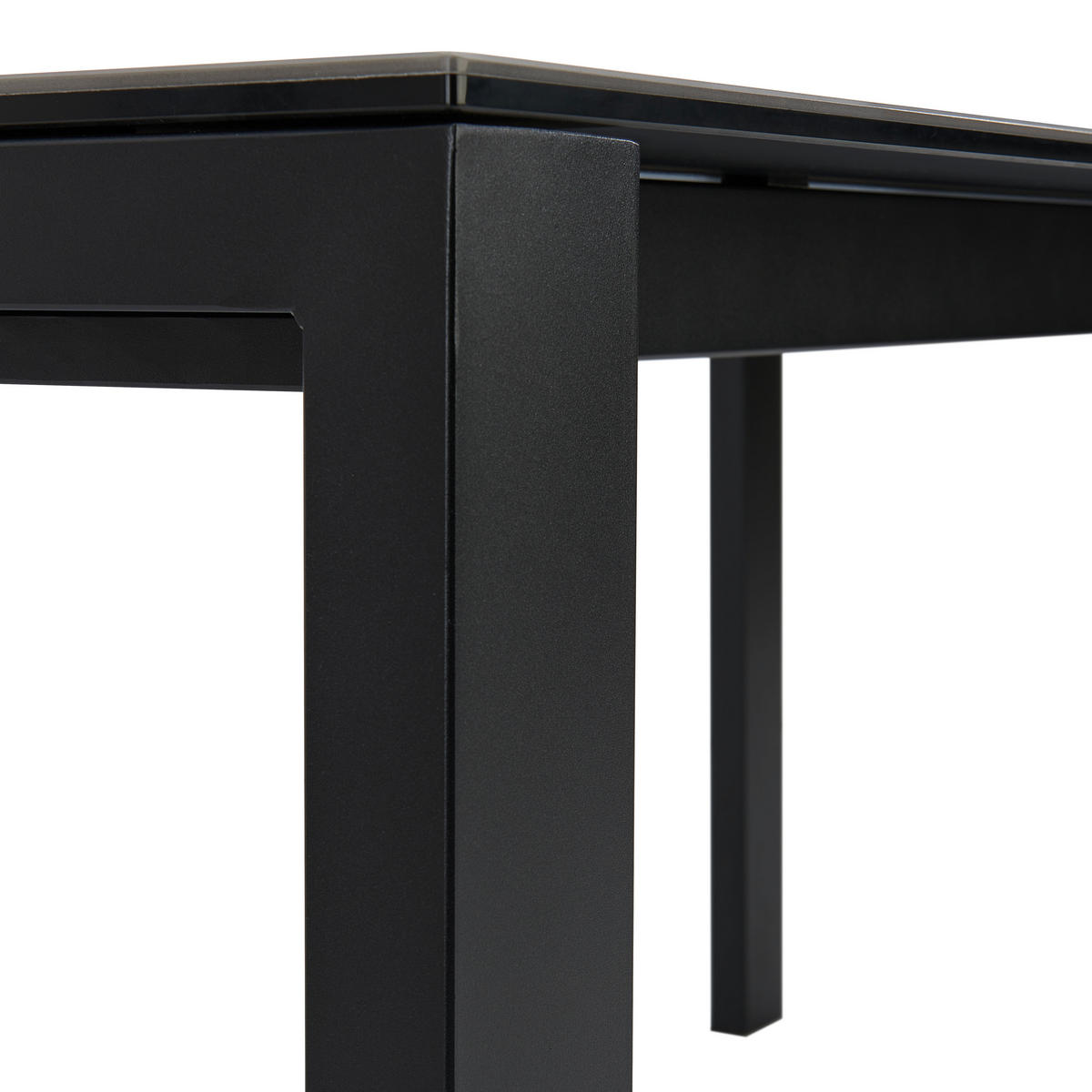 MASĂ din metal, ceramică 180/90/75 cm   - gri închis/negru, Modern, ceramică/metal (180/90/75cm) - Livetastic