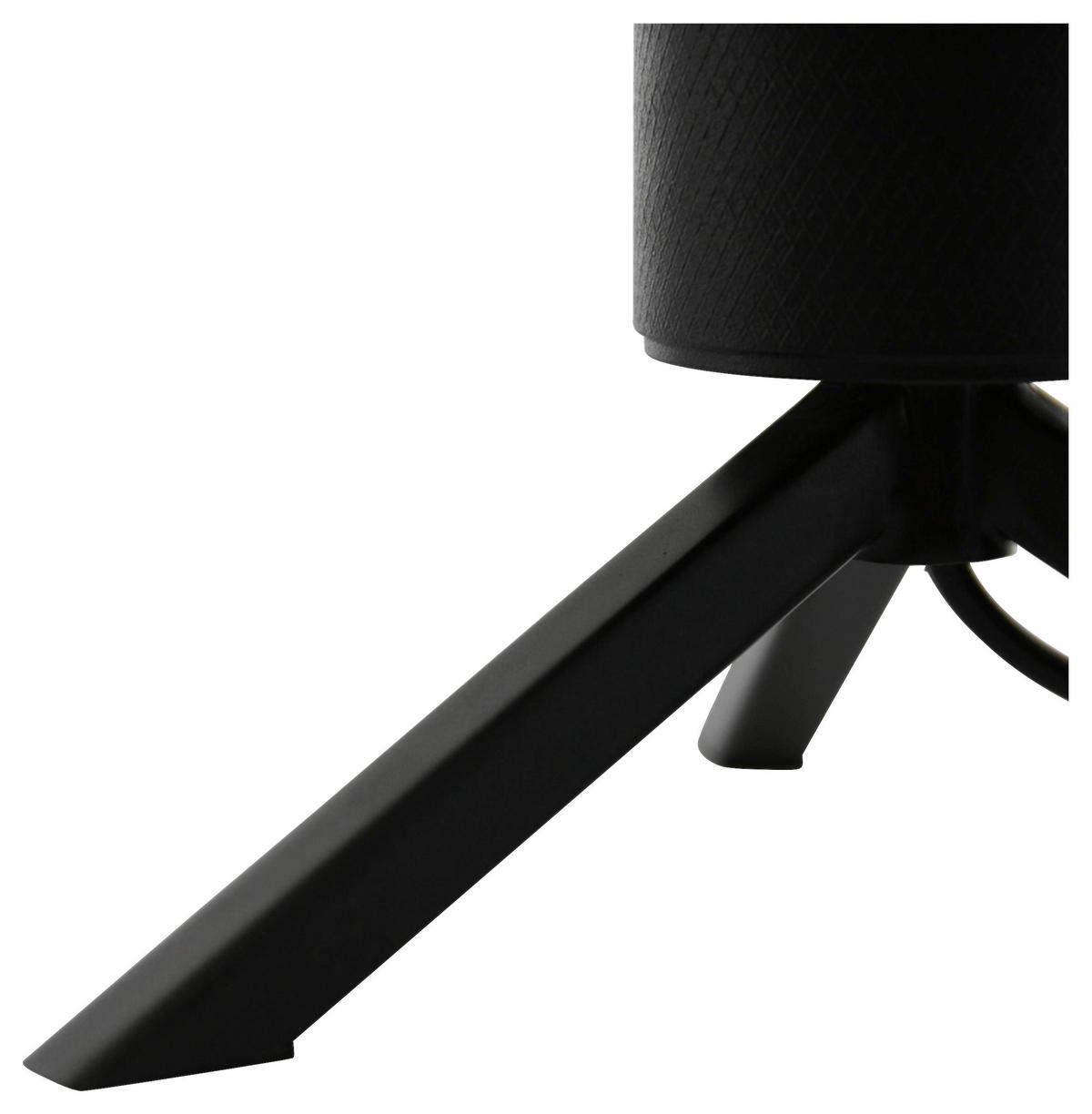 TISCHLEUCHTE - Schwarz, Trend, Glas/Metall (15/23/15cm)