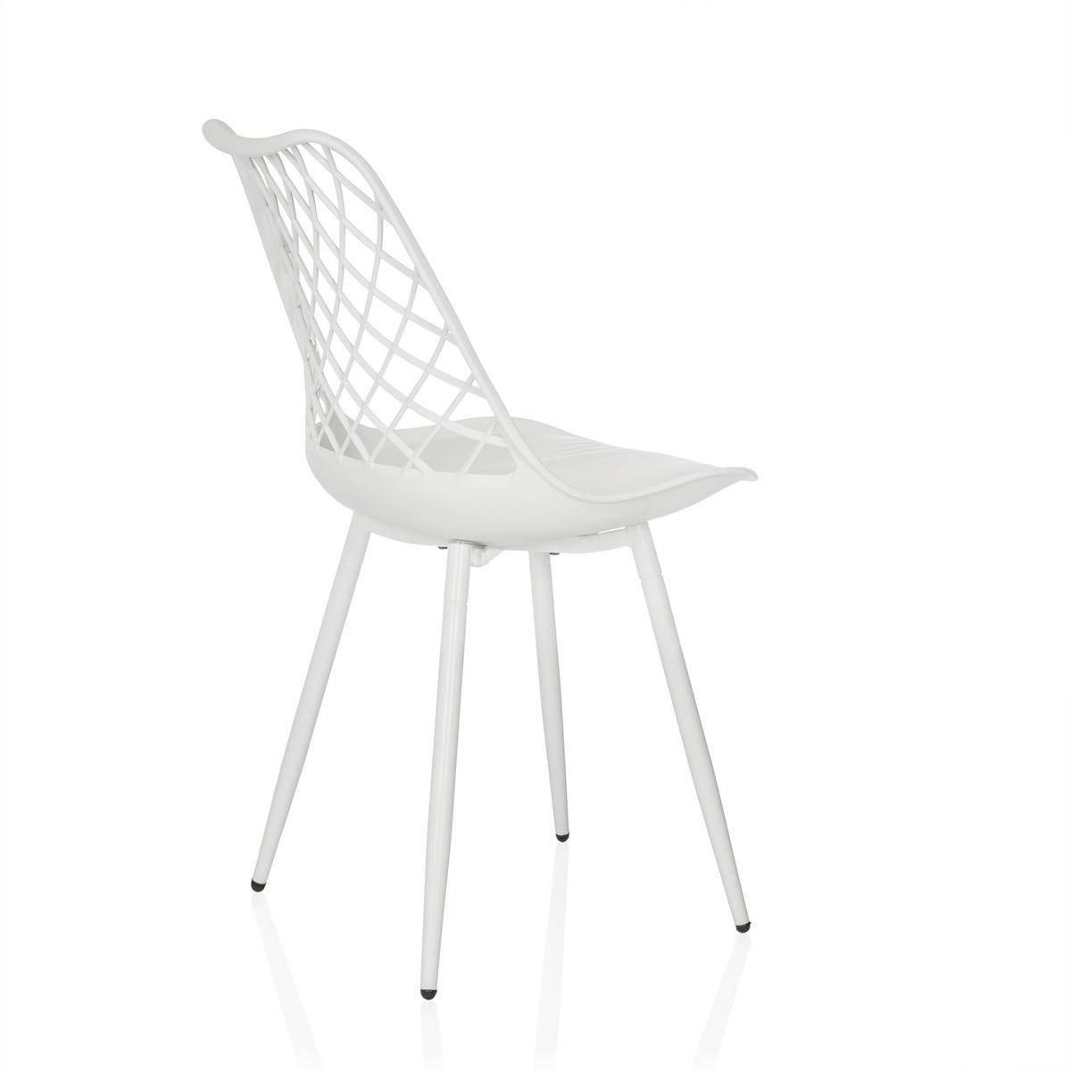 GARTENSTUHL Weiß  - Weiß, MODERN, Kunststoff/Metall (48/83/57cm) - MID.YOU