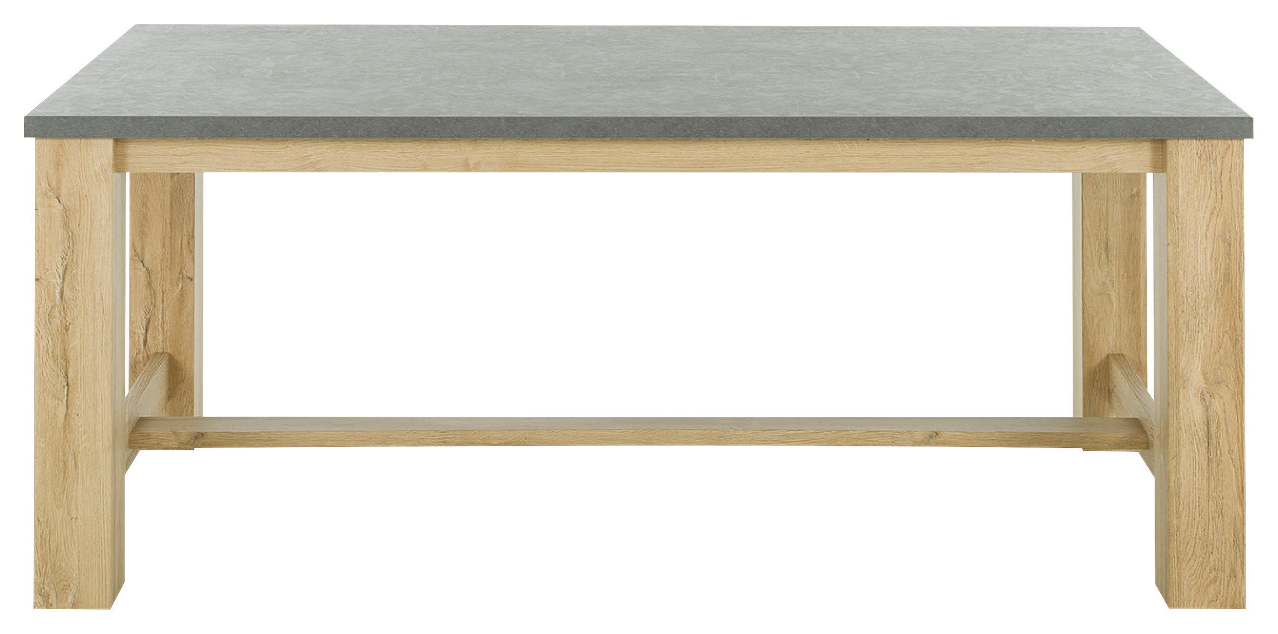 ESSTISCH 192/97/77 cm Nachbildung  Holzwerkstoff rechteckig Grau, Eichefarben  - Eichefarben/Grau, MODERN, Holz/Holzwerkstoff (192/97/77cm) - MID.YOU