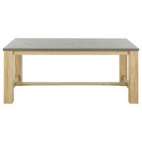 ESSTISCH 192/97/77 cm Nachbildung  Holzwerkstoff rechteckig Eichefarben, Grau  - Eichefarben/Grau, MODERN, Holz/Holzwerkstoff (192/97/77cm) - MID.YOU