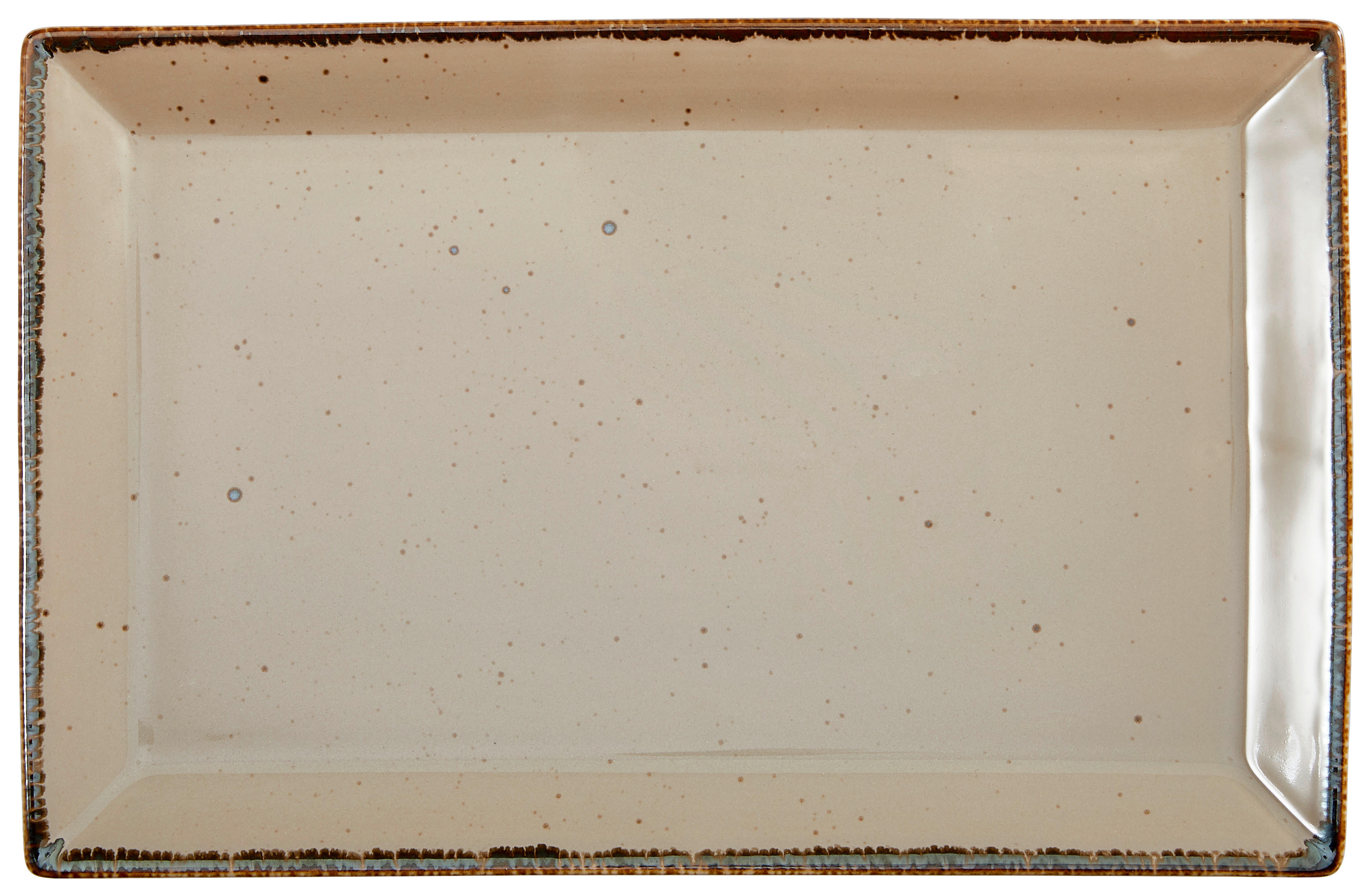 SERVIERPLATTE - Taupe, LIFESTYLE, Keramik (23/36cm) - Landscape