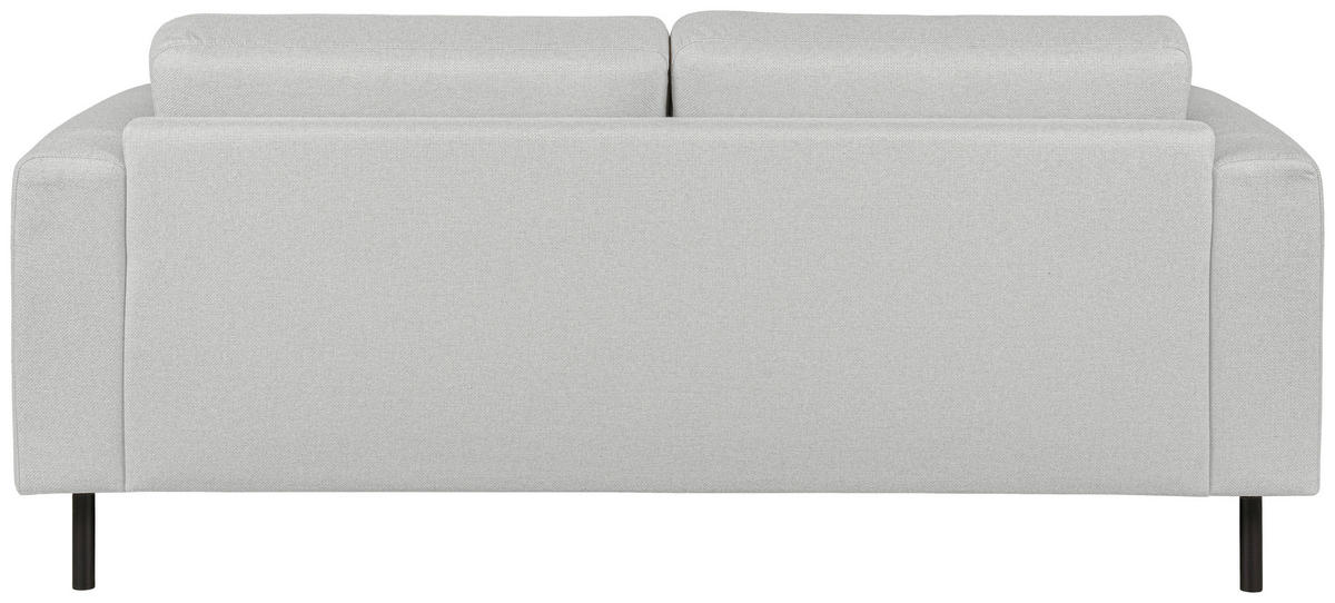 3-SITS SOFFA i ljusgrå  - ljusgrå/svart, Design, metall/trä (213,5/78/90cm) - Pure Home Comfort
