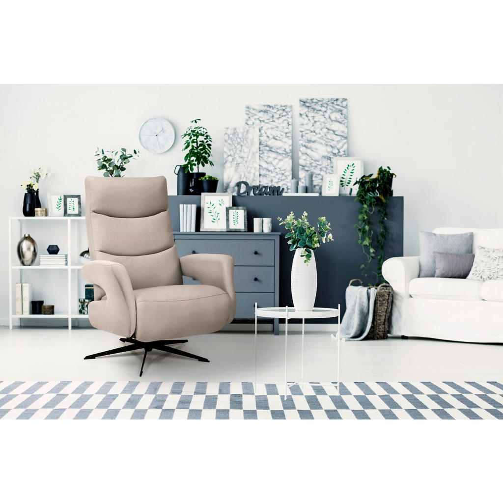 Thumbnail - Welnova Relaxsessel, Taupe, Textil, 75x106x89 cm, Fußauswahl, Lederauswahl, Stoffauswahl, Relaxfunktion, Wohnzimmer, Ses...