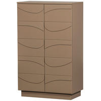 HIGHBOARD Teo  in 72/116/35 cm  - Schlammfarben, Design, Holz (72/116/35cm) - Livetastic
