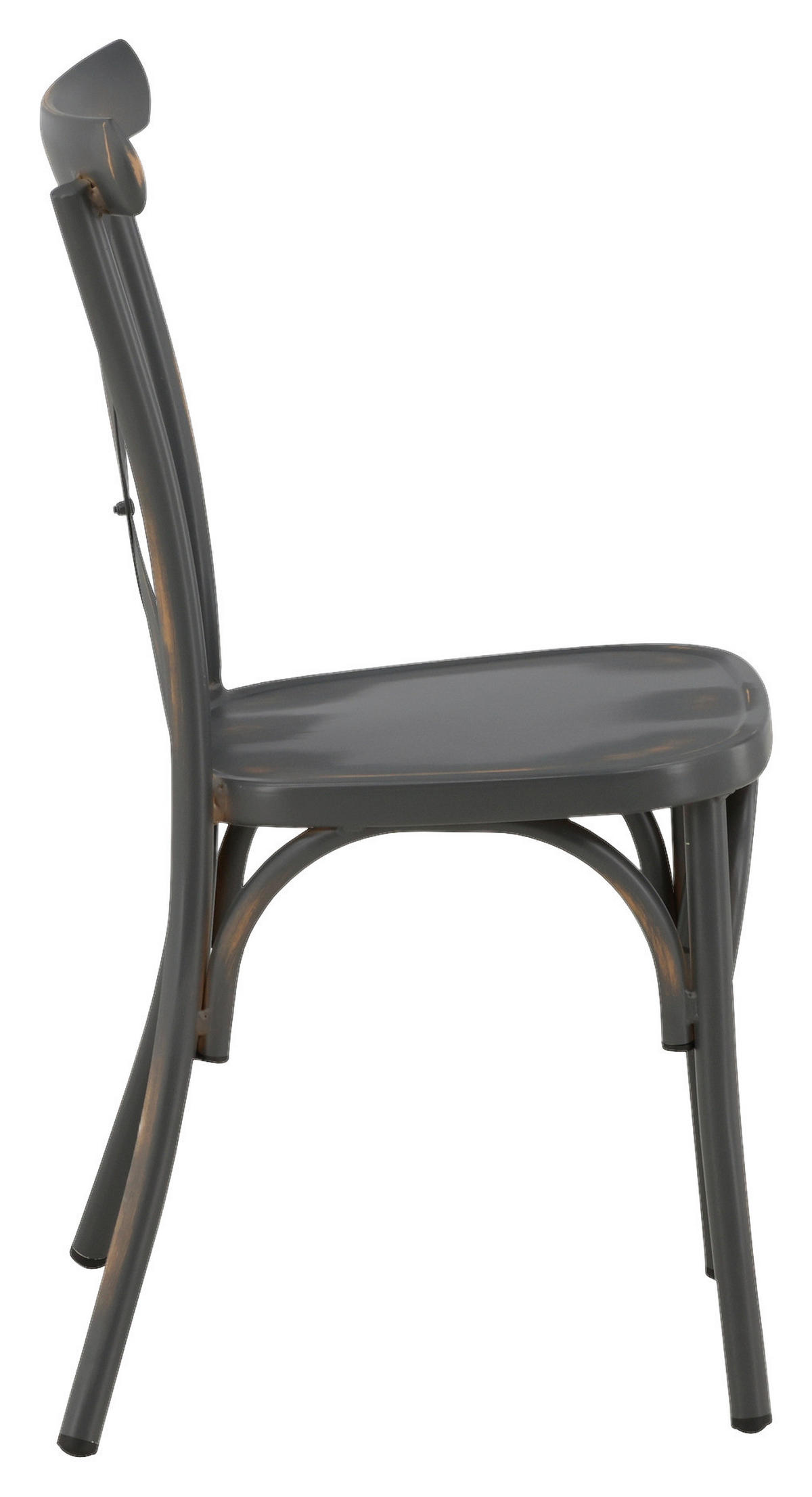 GARTENSTUHL-SET Metall Schwarz  - Schwarz, KONVENTIONELL, Metall (48/88/48cm) - Gardenson