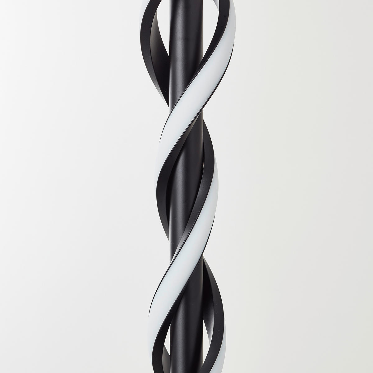 LED-STEHLEUCHTE - Schwarz, Design, Kunststoff/Metall (23/127,9cm) - Brilliant