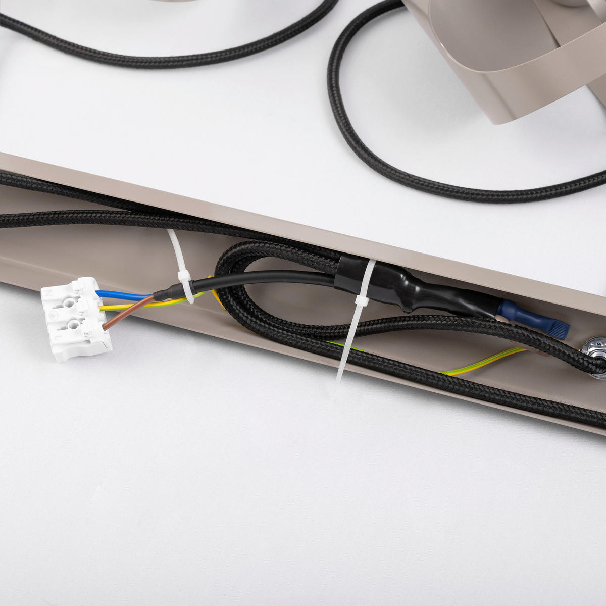 HÄNGELEUCHTE 110/18/110 cm  - Greige, LIFESTYLE, Metall (110/18/110cm)