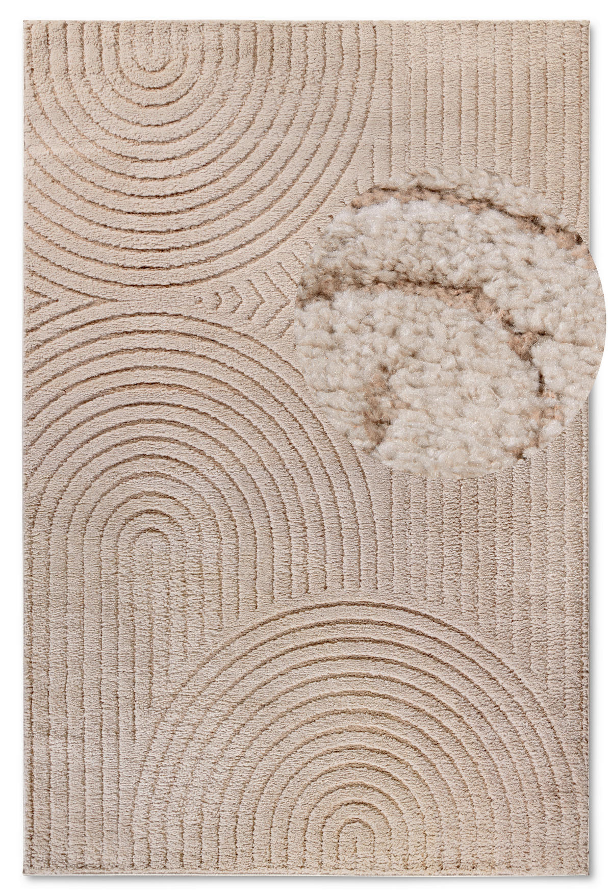 HOCHFLORTEPPICH 200/280 cm New York Taupe  - Taupe, Basics, Kunststoff/Textil (200/280cm) - Elle Decoration