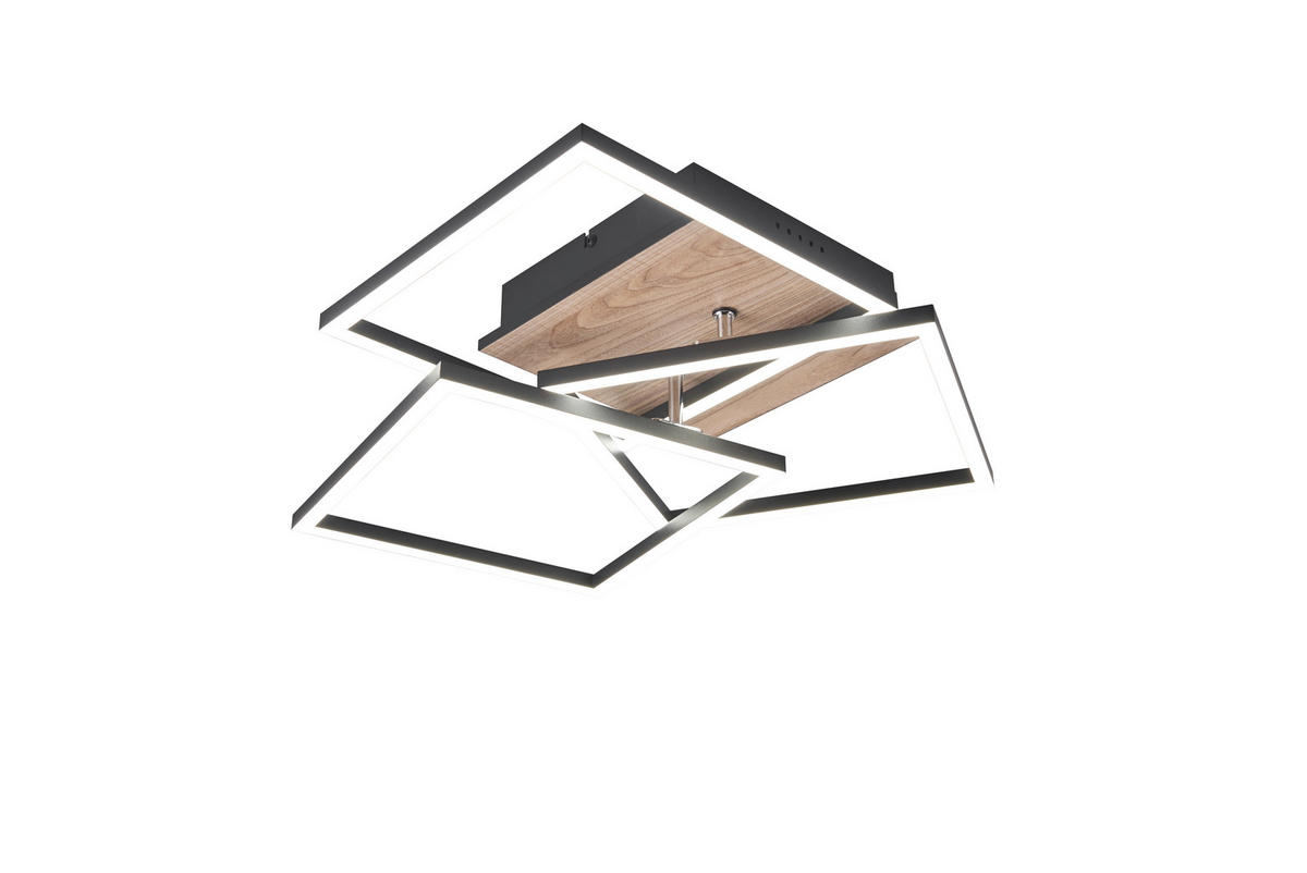 LED-TAKLAMPA Mobile 39/42/10 cm  - brun, Modern, plast (39/42/10cm)