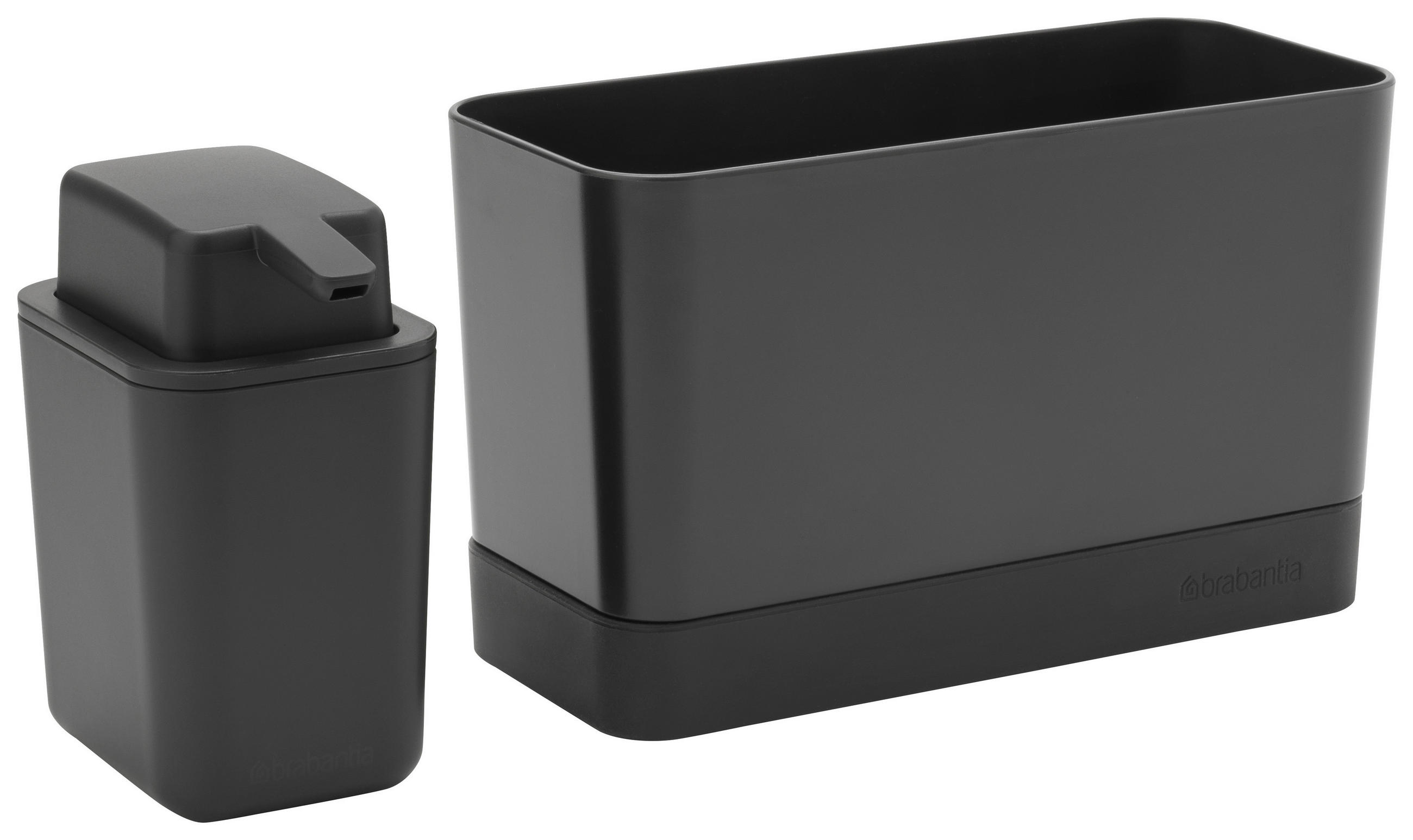 DRŽAČ KUHINJSKOG PRIBORA  - tamno siva, Design, plastika (9,1/19,6/12cm) - Brabantia