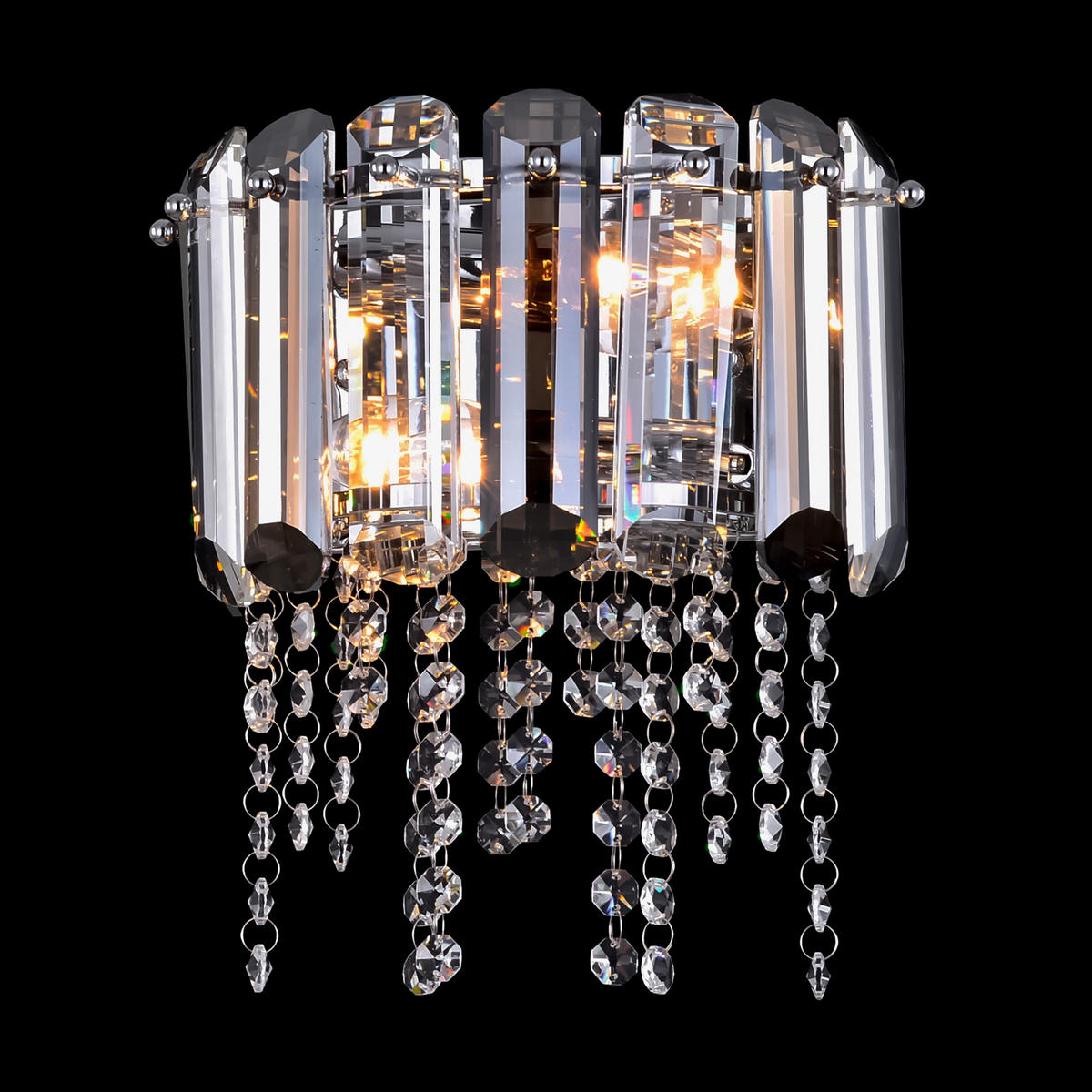 WANDLEUCHTE - Chromfarben, Trend, Metall (26/23,5/12,5cm) - MAYTONI