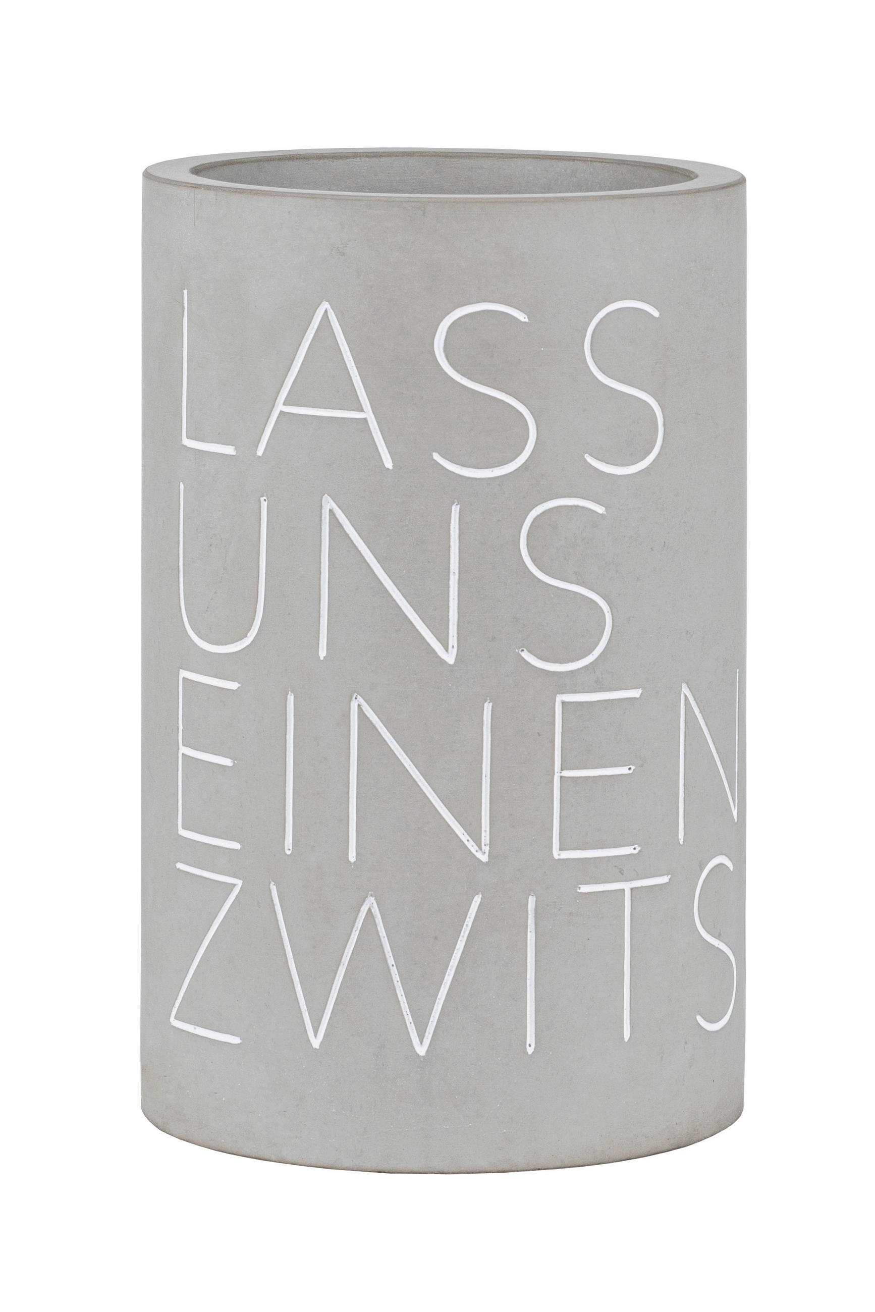 FLASCHENKÜHLER - Basics, Stein (13,5/21,5cm) - Räder