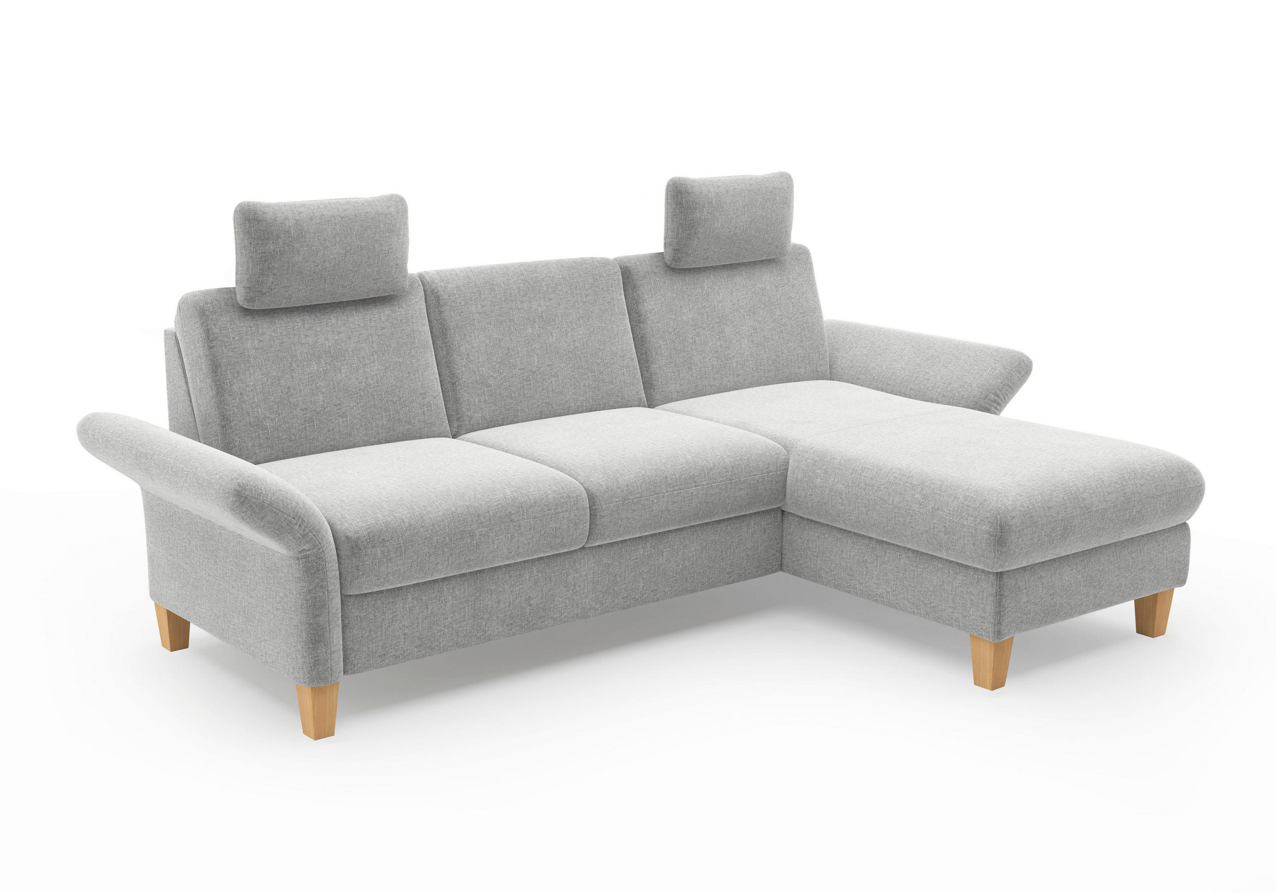 KOPFSTÜTZE - Hellgrau, KONVENTIONELL, Textil (50/25/12cm) - Sit & More