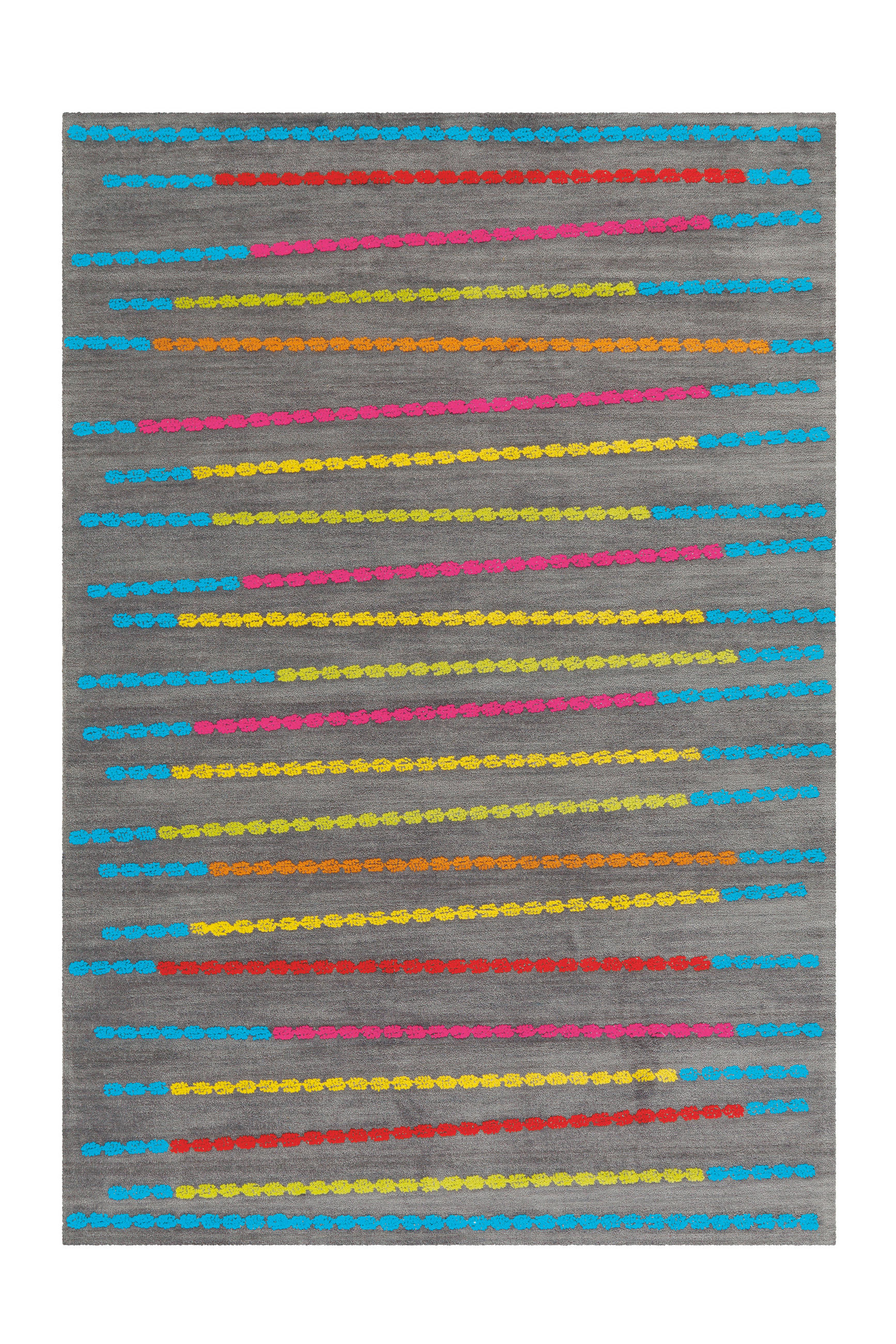 FLACHWEBETEPPICH Wohnzimmer 170/240 cm Blau, Multicolor rechteckig  - Blau/Multicolor, Basics, Textil (170/240cm) - Kayoom