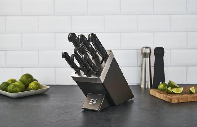 KNIVBLOCK 7 delar  - Basics, metall - Zwilling
