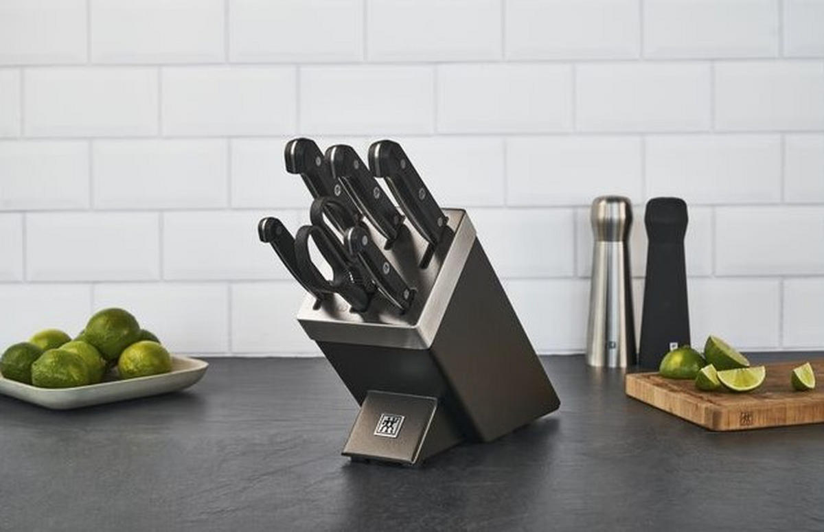 KNIVBLOCK 7 delar  - Basics, metall - Zwilling