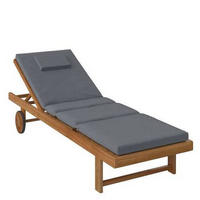 LEŽALJKA VRTNA  boje bagrema, tamno siva  drvo, tekstil      - boje bagrema/tamno siva, Konvencionalno, drvo/tekstil (201/60/74cm) - Ambia Garden