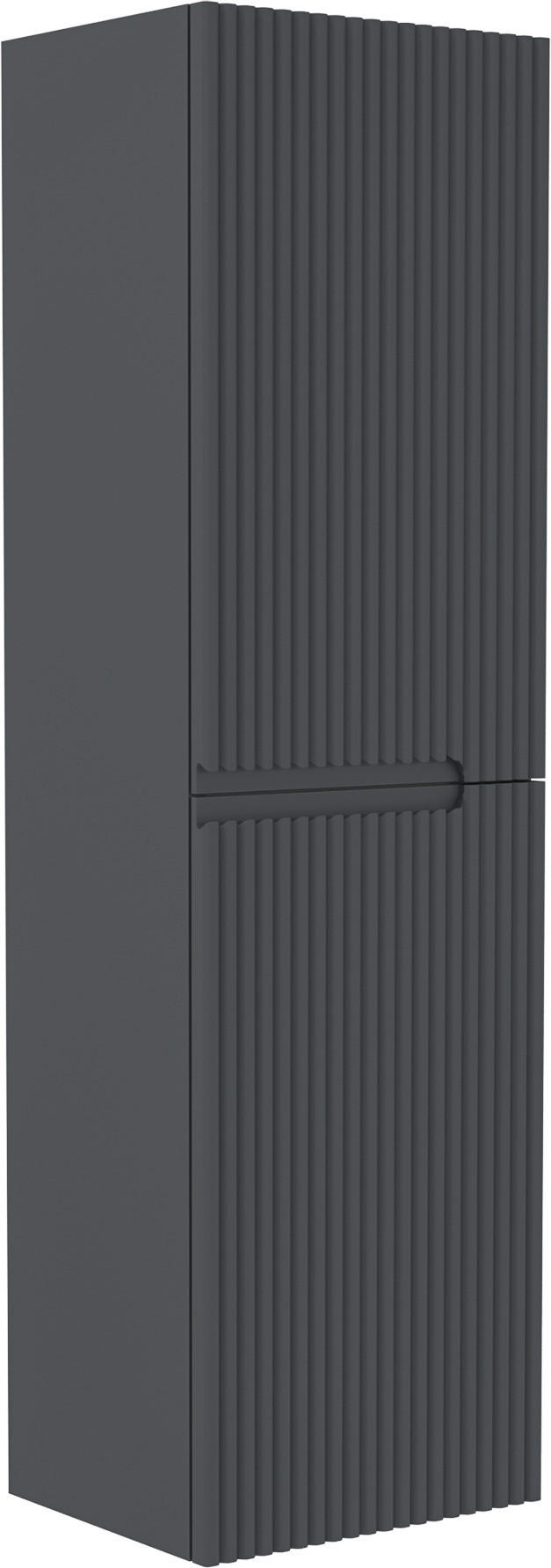 MIDISCHRANK 40/138/27 cm  - Anthrazit, MODERN, Glas/Holzwerkstoff (40/138/27cm) - MID.YOU