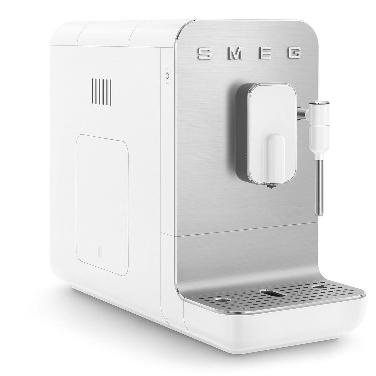 KAFFEEVOLLAUTOMAT 50'S STYLE  - Edelstahlfarben/Weiß, Basics, Kunststoff/Metall (18/33,6/43,3cm) - SMEG