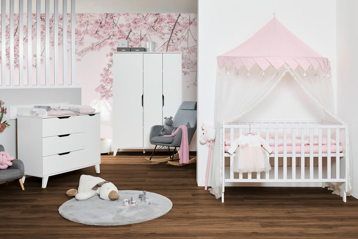 SAMOSTOJEĆI REGAL  Michi  - bijela, Trend, drvni materijal/drvo (48,3/150,3/39,6cm) - My Baby Lou
