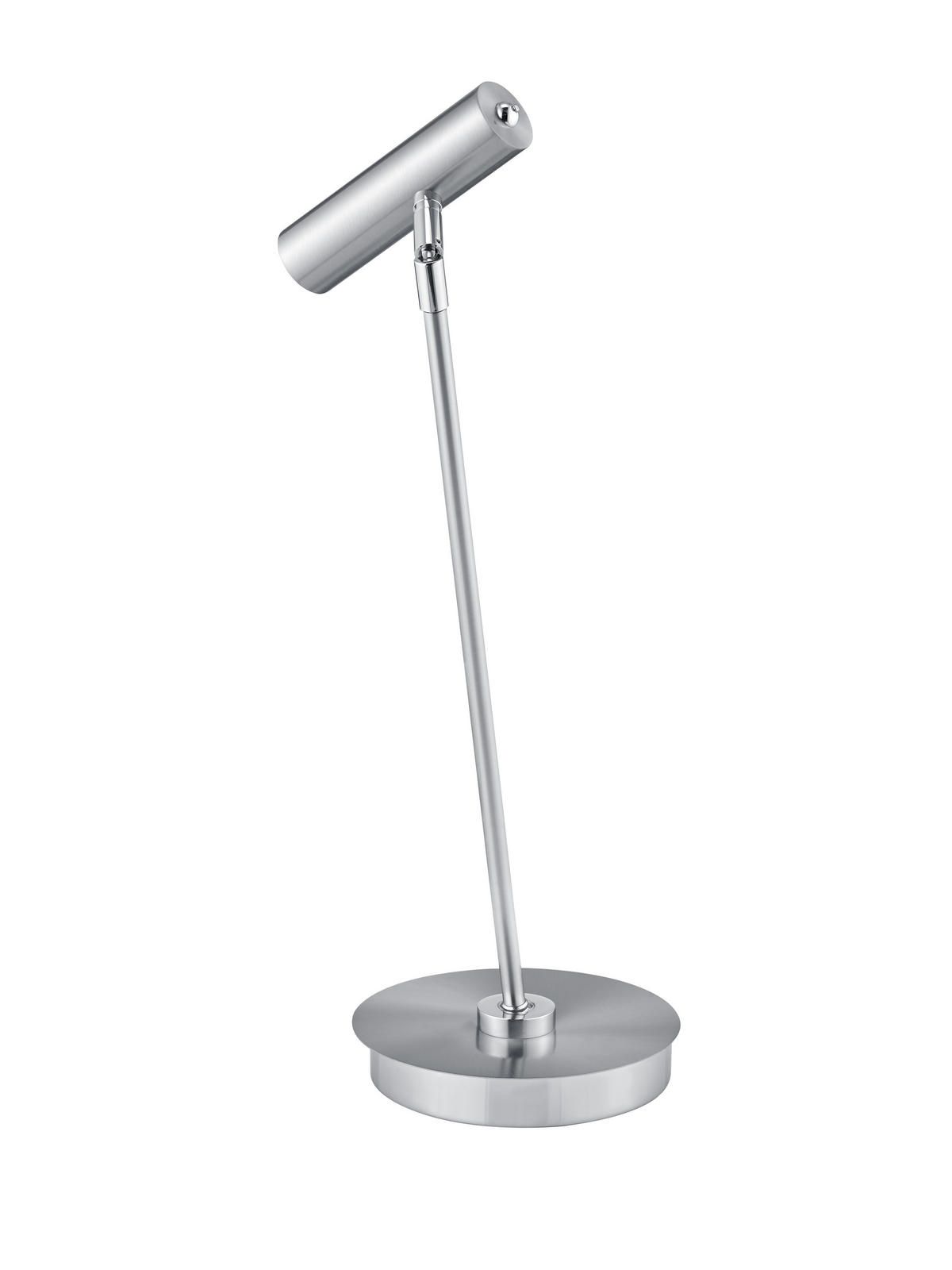 LED-TISCHLEUCHTE   - Nickelfarben, KONVENTIONELL, Metall (50cm) - Hell