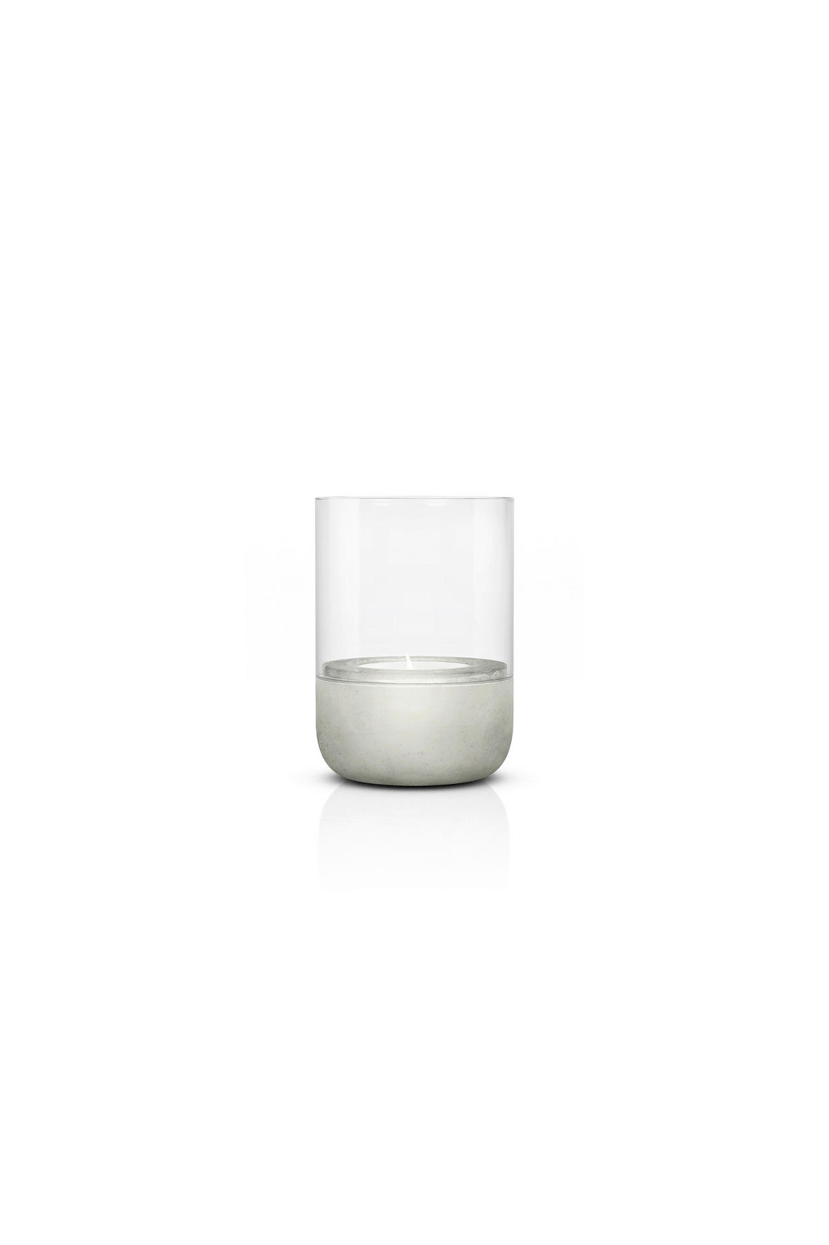 WINDLICHT Grau 10/14 cm  - Grau, Basics, Glas/Stein (10/14cm) - Blomus