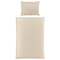 POVLEČENÍ, damašek, šampaňská, 140/200 cm - šampaňská, Basics, textil (140/200cm) - Fleuresse