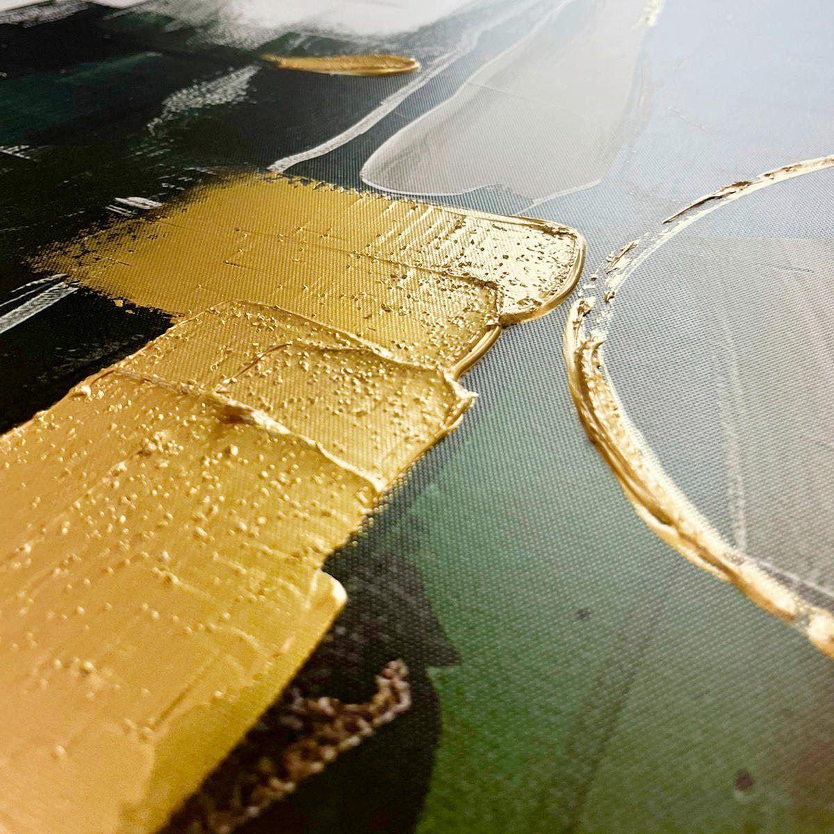 LEINWANDBILD Abstraktes 70/100 cm  - Multicolor, Basics, Holz/Textil (70/100cm)