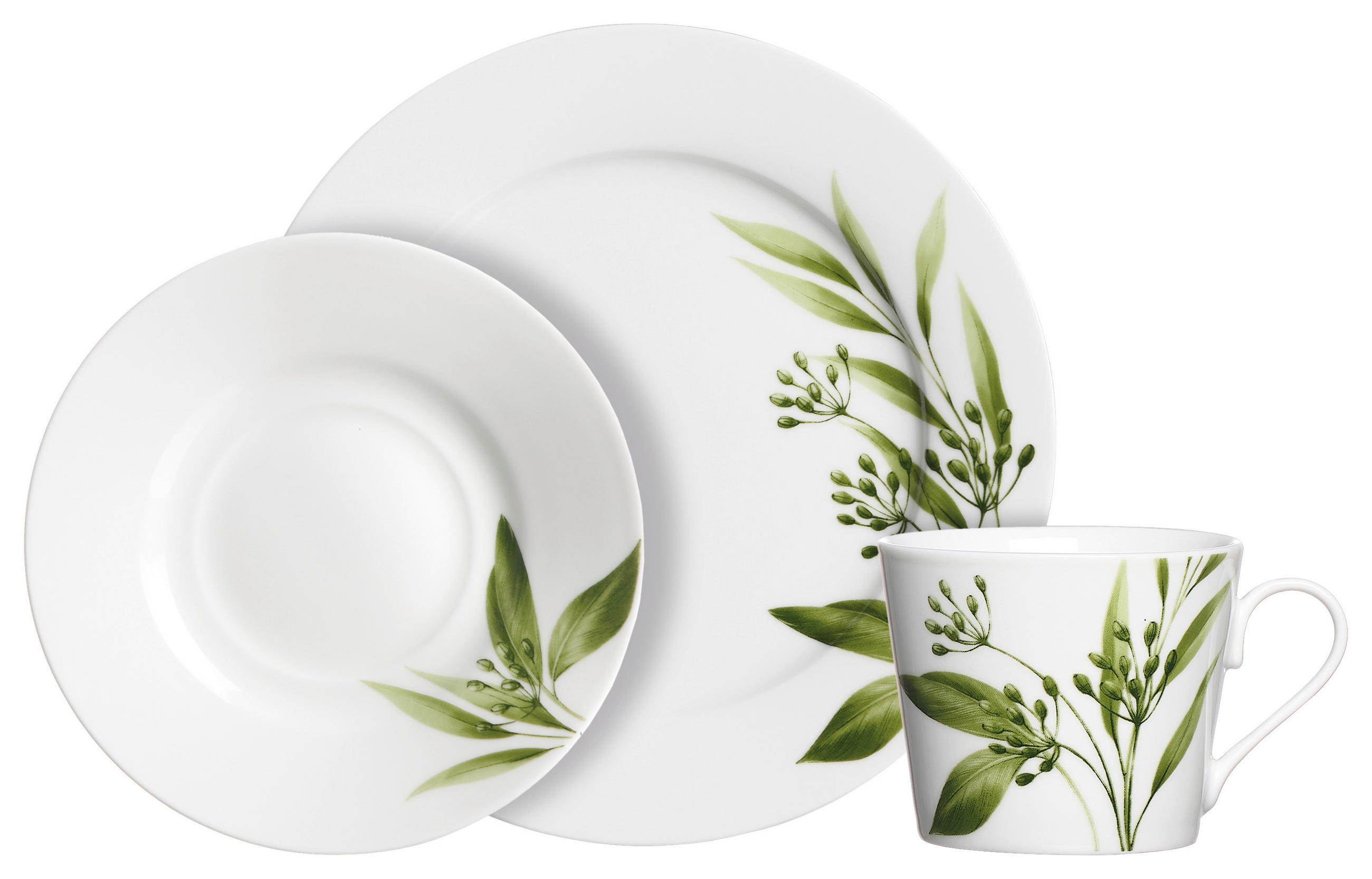 KÁVOVÁ SOUPRAVA porcelán keramika - bílá, Konvenční, keramika (28/18/22cm) - Ritzenhoff Breker