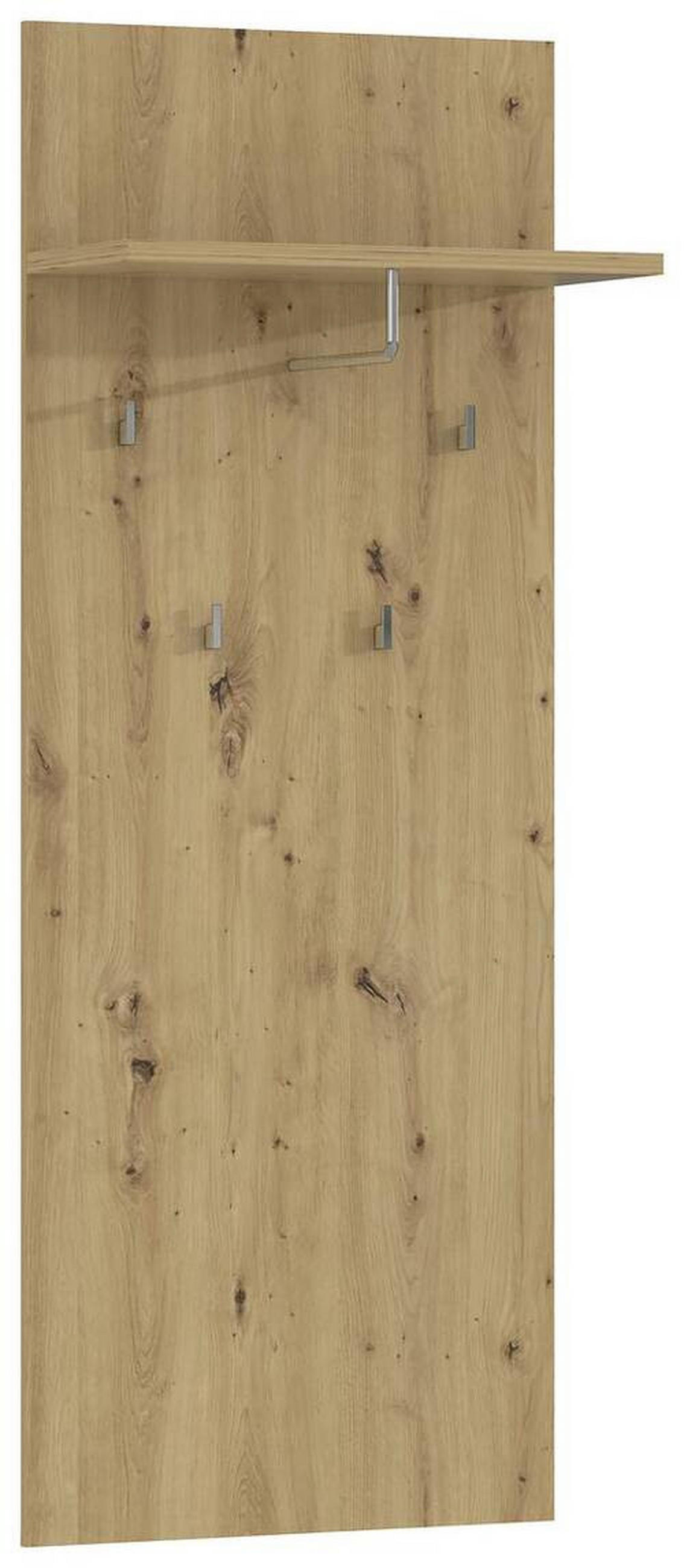 PANEL ZA ODLAGANJE KAPUTA  hrast artisan   pločasti materijal  - hrast artisan, Dizajnerski, pločasti materijal (59,9/155,2/27,3cm) - Hom`in