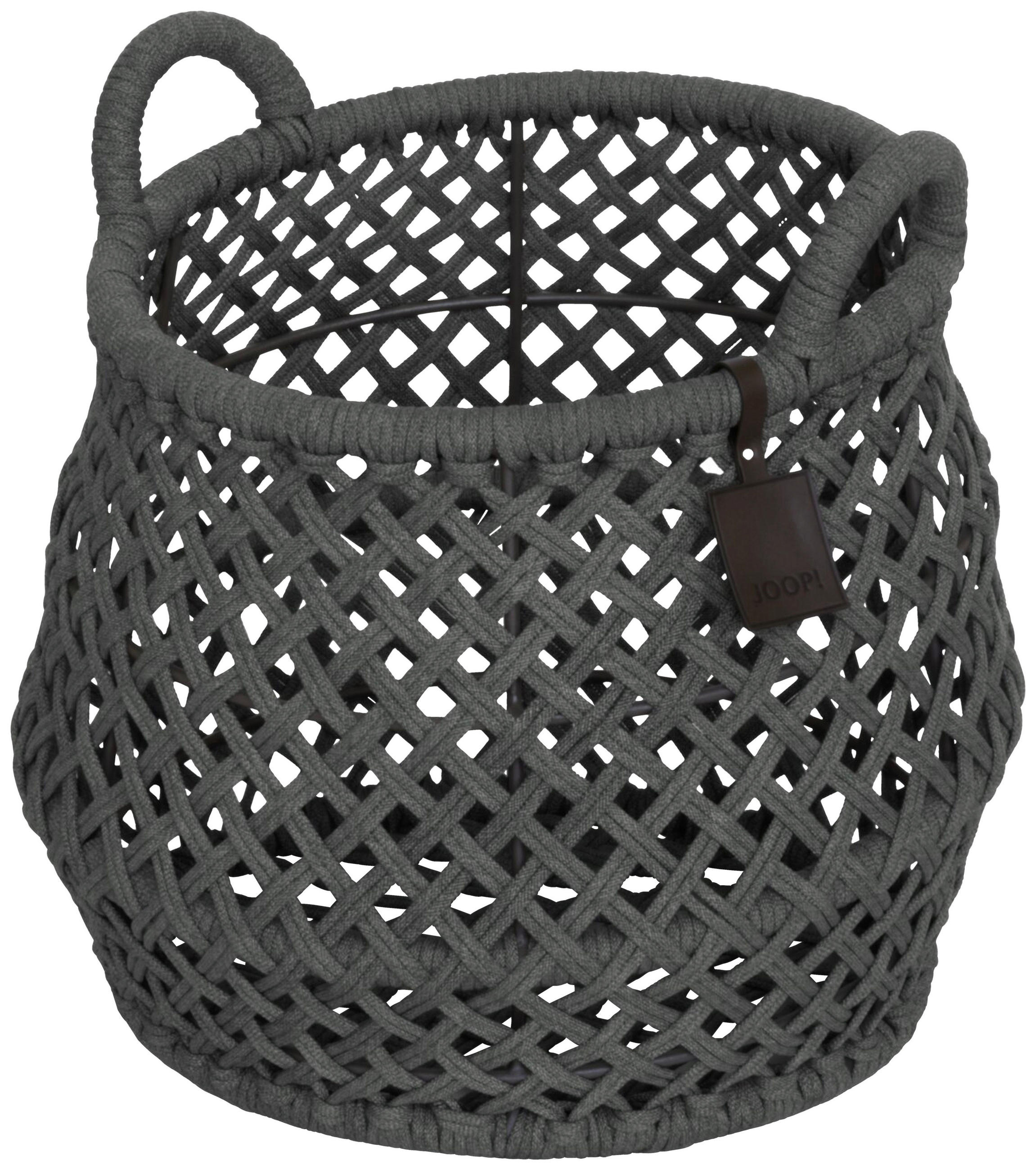 DEKOKORB  - Graphitfarben/Braun, Basics, Textil/Metall (38-44/42/38-44cm) - Joop!