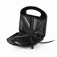 SANDWICHTOASTER GOURMETmaxx  - Schwarz, Basics, Kunststoff/Metall (21,4/21,3/8,8cm) - GOURMETMAXX