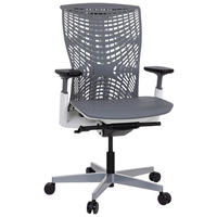 DREHSTUHL Weiß, Schwarz, Grau  - Schwarz/Weiß, MODERN, Kunststoff (72/112/58cm) - MID.YOU