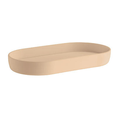SEIFENSCHALE Kunststoff  - Sandfarben, Basics, Kunststoff (18/2,4/9,5cm)