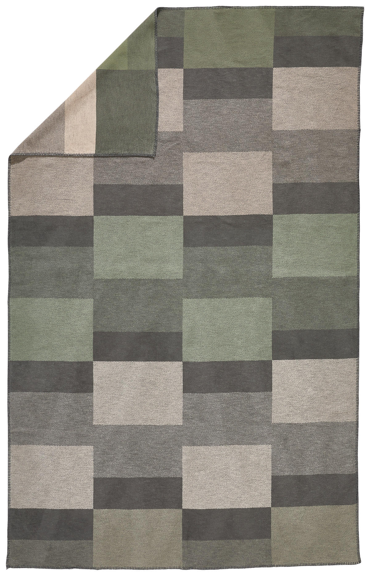 PLÉD 140/200 cm  - krémszínű/szürke, Design, textil (140/200cm) - Bio:Vio