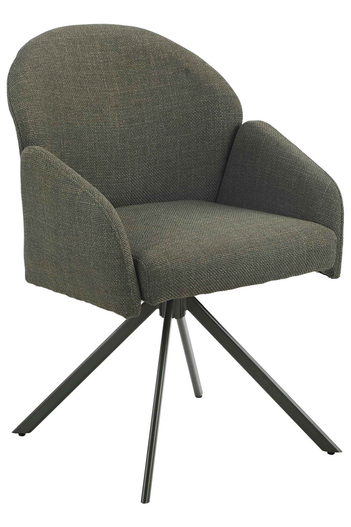 ARMLEHNSTUHL-SET 2 Stück  in Webstoff  - Grün, MODERN, Textil (56,5/84/61cm) - MID.YOU