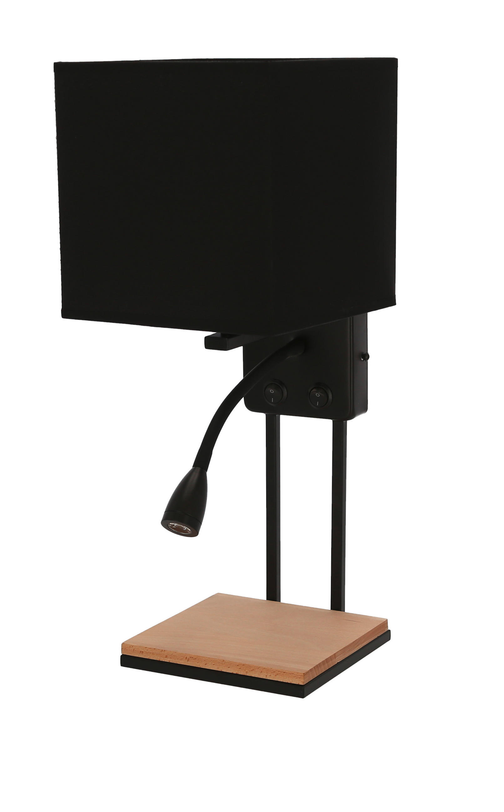WANDLEUCHTE 45/24/18,5 cm   - Schwarz, KONVENTIONELL, Metall (45/24/18,5cm)