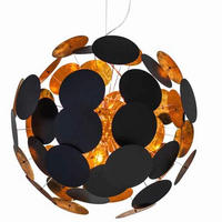 HÄNGELEUCHTE EXKL. MONTAGESET 50/120 cm  - Goldfarben/Schwarz, Design, Metall (50/120cm) - By Rydéns