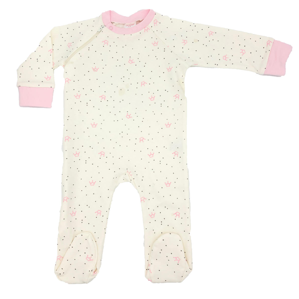 PYJAMAS  - ljusrosa/grå, Basics, textil (74null) - My Baby Lou